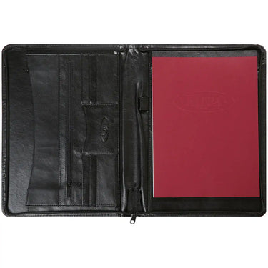 2400-60 A4 Alpstein Writing folder with zipper Pullup Black